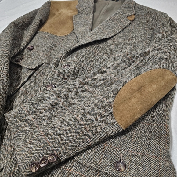 Christophers Dawes Country Clothing Pure New Wool Tweed Jacket Made in England - Picture 5 of 10